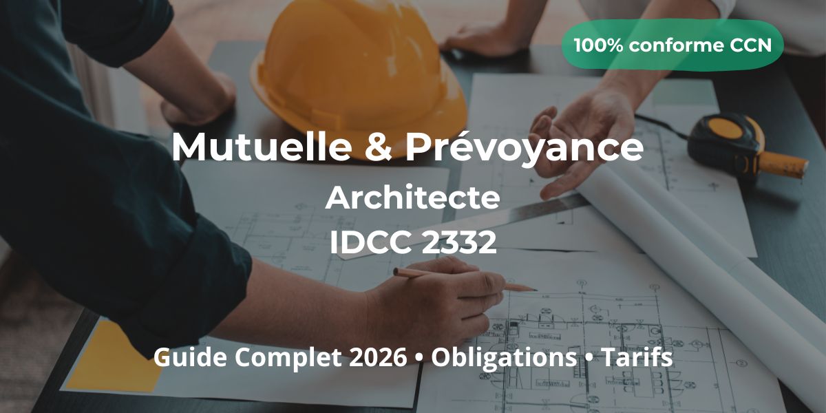 Prévoyance entreprise convention architecte IDCC 2332 - BL ASSUR Versailles