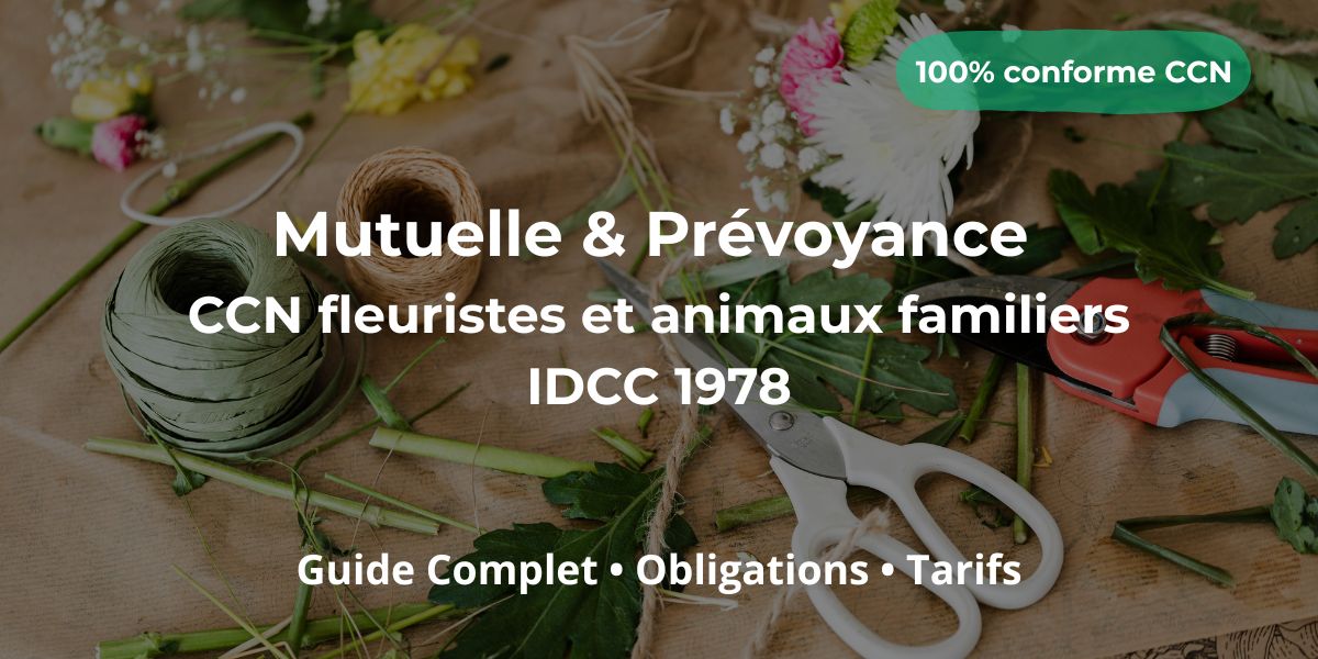 CCN Fleuristes Animaux Familiers IDCC 1978 - Mutuelle et prévoyance entreprise
